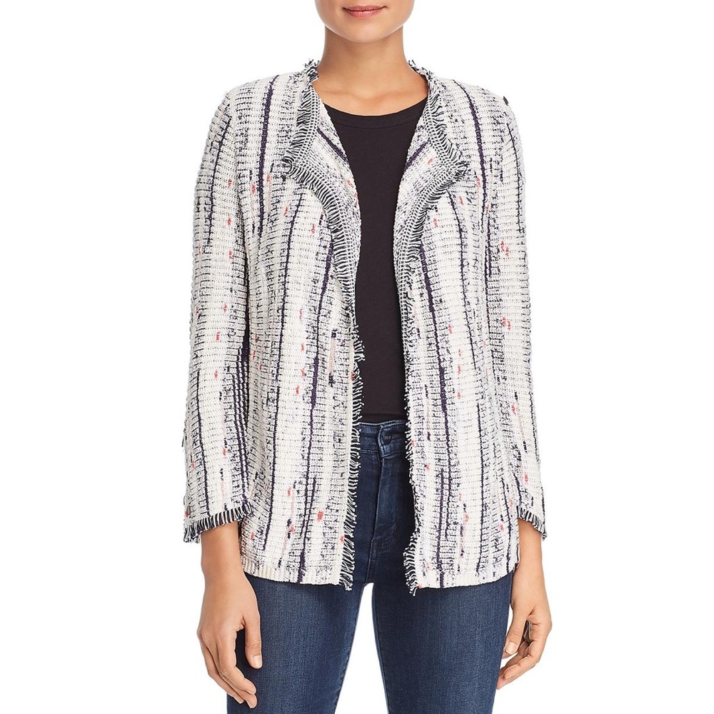 Nic + Zoe Harmony Jacket fringe tweed